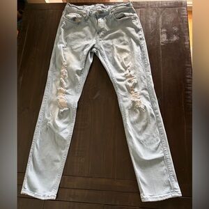 Light Gray Distressed jeans